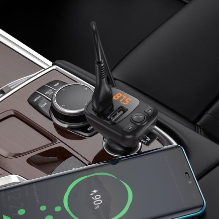 Автомобильное зарядное устройство и FM передатчик Borofone BC41