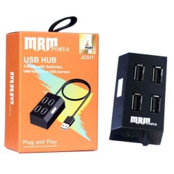 USB-разветвитель (Хаб) JC517 4USB Ports 2.0 (Black)