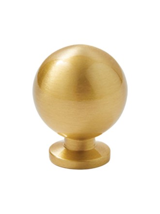 Ручка кнопка маленькая 2.5 см для шкафчиков и тумбочек золотая - 4шт
