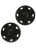 Кнопки пришивные металлические черные 25мм - 12шт
