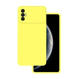 Чехол силиконовый для Tecno Spark 8p, желтый