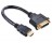 Кабель HDMI-DVI-D мама 30см