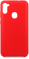 Чехол Silicone для Samsung A11, красный