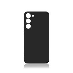 Чехол силиконовый для Samsung Galaxy S23 Plus, чёрный