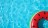 Пляжный, бассейный надувной круг для плавания Красный Арбуз Watermelon - 80 см