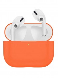 Чехол силиконовый для Apple AirPods Pro, оранжевый
