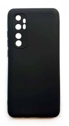 Чехол силиконовый для Xiaomi Mi Note 10 Lite, чёрный