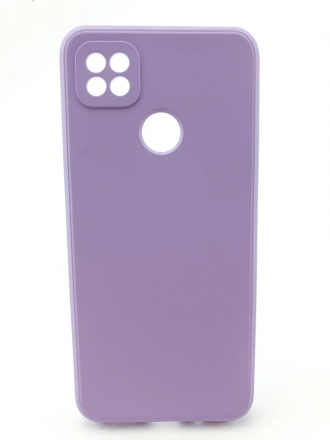 Чехол бархатный Silicone для Xiaomi Redmi 9C, сиреневый