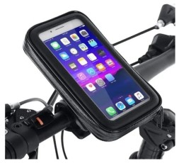 Чехол держатель для телефона на руль мотоцикла велосипеда водонепроницаемый Y001
