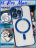 Чехол с поддержкой Magsafe и с защитой камеры для iPhone 15 Pro Max, синий