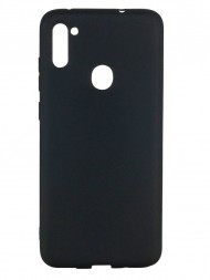 Чехол силиконовый для Samsung Galaxy A11, чёрный