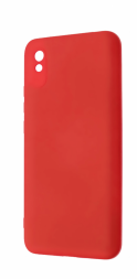 Чехол бархатный Silicone для Xiaomi Redmi 9A, красный