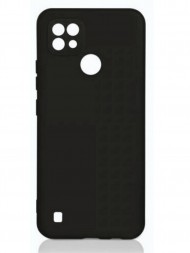 Чехол силиконовый для Xiaomi Mi 11 Lite c защитой камеры, чёрный