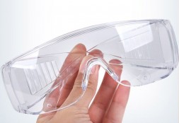 Очки для хозяйственных работ пластиковые, прозрачные