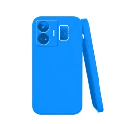 Чехол силиконовый для Realme GT Neo 5, ярко-голубой
