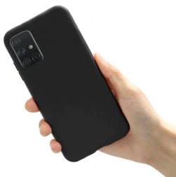 Чехол силиконовый для Samsung Galaxy M51, чёрный