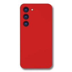 Чехол силиконовый для Samsung Galaxy S23, красный