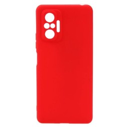 Чехол силиконовый для Xiaomi Redmi Note 10 Pro, красный