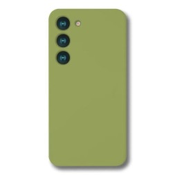 Чехол силиконовый для Samsung Galaxy S23, оливковый