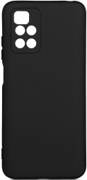 Чехол бархатный Silicone для Xiaomi Redmi 10, черный