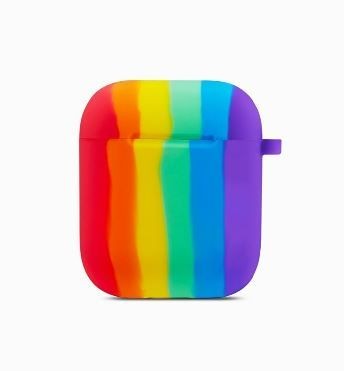 Чехол силиконовый для Apple AirPods / Apple AirPods 2, разноцветный