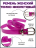 Ремень женский фиолетово-блестящий с металлической застежкой