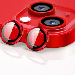 Защитное стекло линзы для камеры iPhone 14, красный
