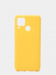 Чехол силиконовый для Realme C15, жёлтый