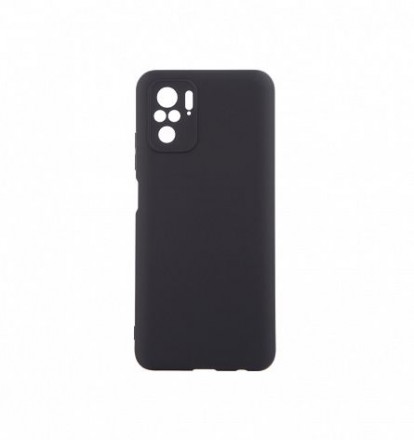 Чехол силиконовый для Xiaomi Redmi Note 10, чёрный