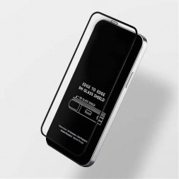 Защитное стекло Full Glue для iPhone XS Max / 11 Pro Max на полный экран, черное