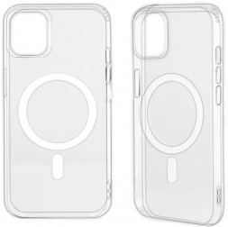 Чехол силиконовый  Clear Case с Magsafe для iPhone 14 Plus