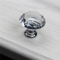 Ручка для шкафа мебельных аксессуаров «Кристалл» , d=30мм