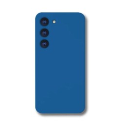 Чехол силиконовый для Samsung Galaxy S23, синий