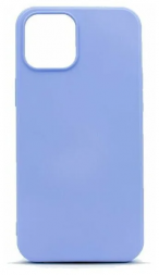 Силиконовый чехол для iPhone 12 с бархатистым покрытием внутри, лавандовый