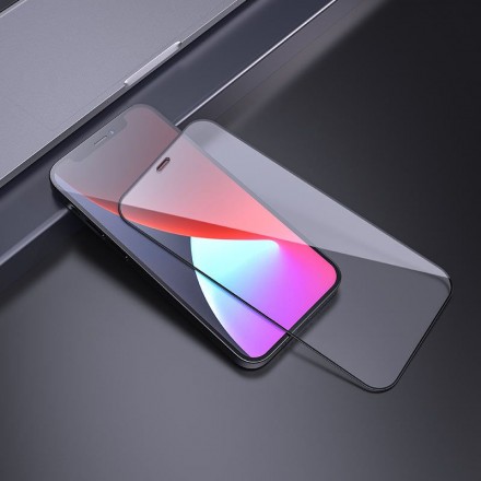 Полноэкранное закаленное стекло с защитой краев 3D Nano Hoco для iPhone 12 Mini