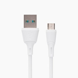 Дата кабель USB - Micro USB Celebrat FLY-2m, белый