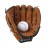 Бейсбольный набор бита мяч и перчатки бейсбольные