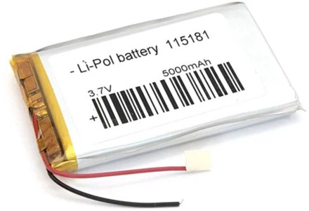 Полимерный литий-ионный аккумулятор Li-pol 115181 3.7V 5000mAh