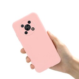 Чехол бархатный Silicone Cover для Huawei Nova Y90, розовый