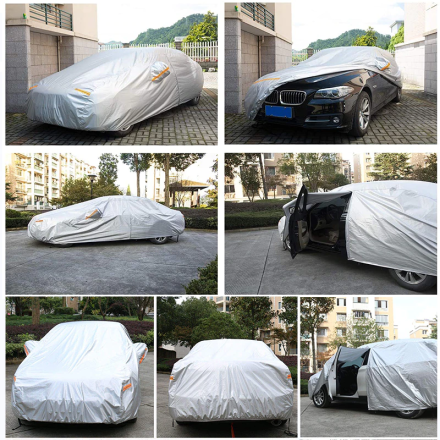 Универсальный водонепроницаемый чехол для автомобиля, защита от солнца, дождя, снега, пыли, размер XXL