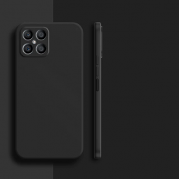 Чехол бархатный Silicone для Huawei Honor X8, черный