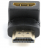 Переходник HDMI (мама) - HDMI (папа), угловой 90