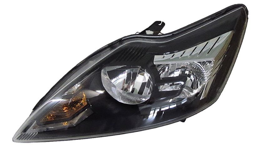 Передняя фара затемненная для Ford Focus 2 Рестайлинг 2007-2011 левая